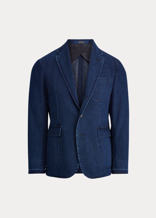 Men's Polo Ralph Lauren Polo Soft Denim Blazers | 025196ZOF